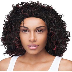 African American Female Curly Wig